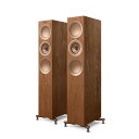KEF R7 Meta Walnut(ウォールナット) 3-way / バスレフ型トールボーイスピーカー / ペア(2)