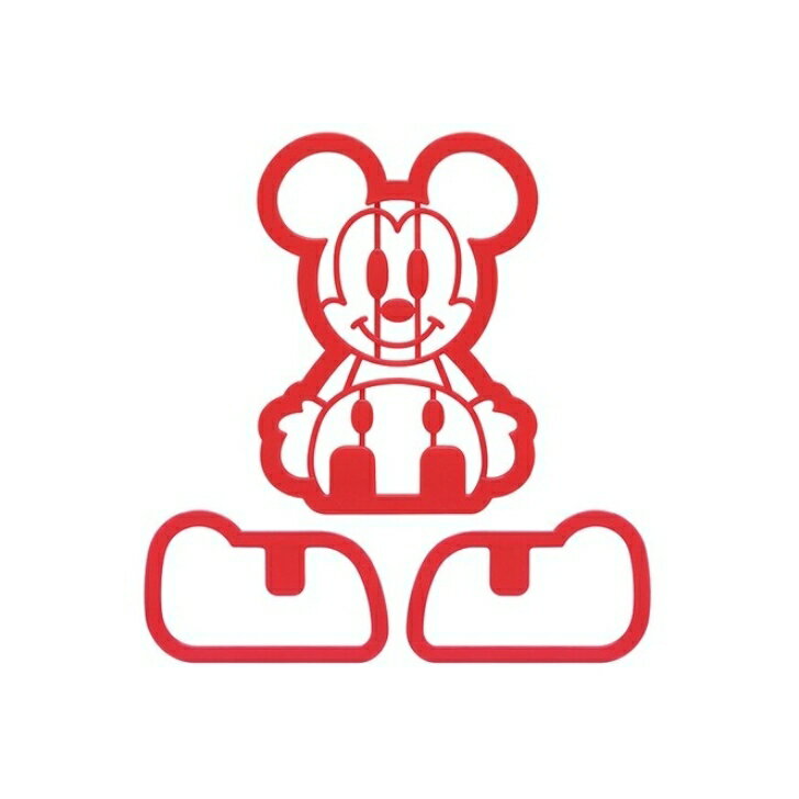 Disney ミッキーマウス プラスチック製 3D 立体クッキー型