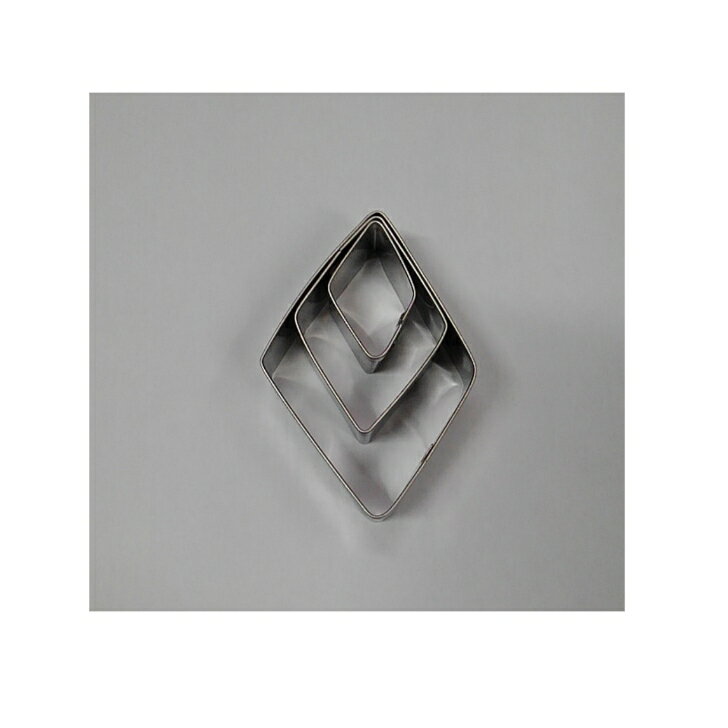 Stadter クッキー型 3pcセット ひし形 ダイヤ