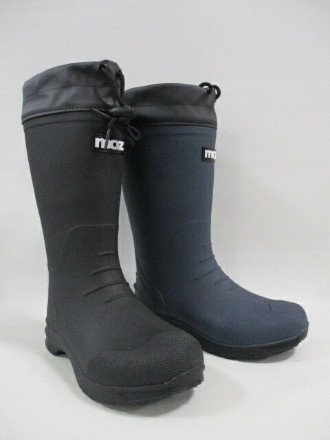 子供長靴 moz MOZ モズ 防寒長靴 防滑 防雪 ブラック ネイビー カバー付き MZ-8040 TPE 軽量設計 男の子 女の子 ジュニア ウレタン 雪かき 雪よかし レインブーツ(4)