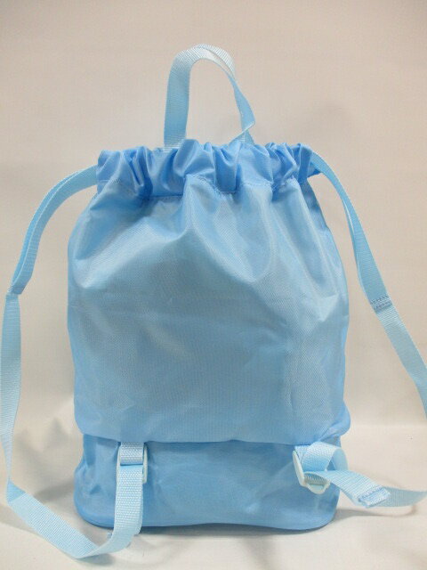 シナモロール ボンサック型 サックス プールバッグ ビーチバッグ ナップサック リュック型 2WAY シナモン プール サマー 水泳 海 アウトドア カジュアル 手持ち 125368 メール便