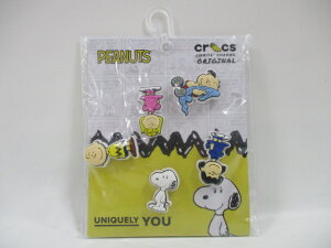 crocs クロックス ジビッツ チャーム PEANUTS 2 5PACK Peanuts 10014896 ピーナッツ 5PK 5-Pack snoopy スヌーピー 5個セット 正規品