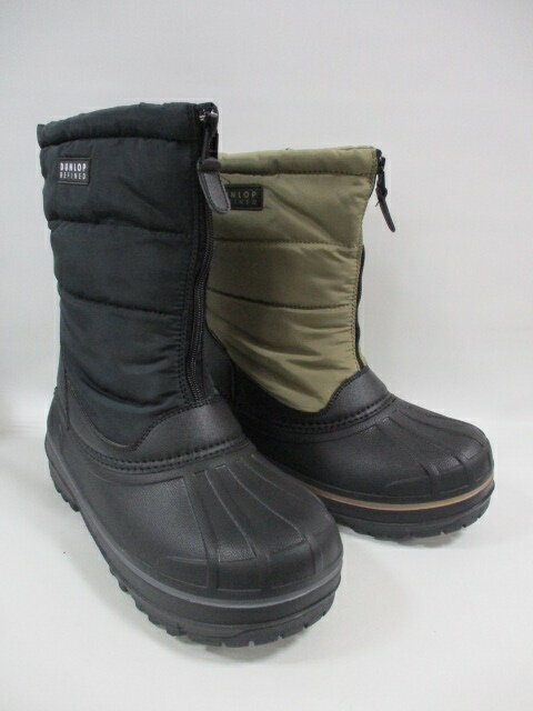 メンズブーツ DUNLOP REFIND ダンロップ リファインド A3105 ブラック コヨーテ 防水 防寒 防雪 カジュ..