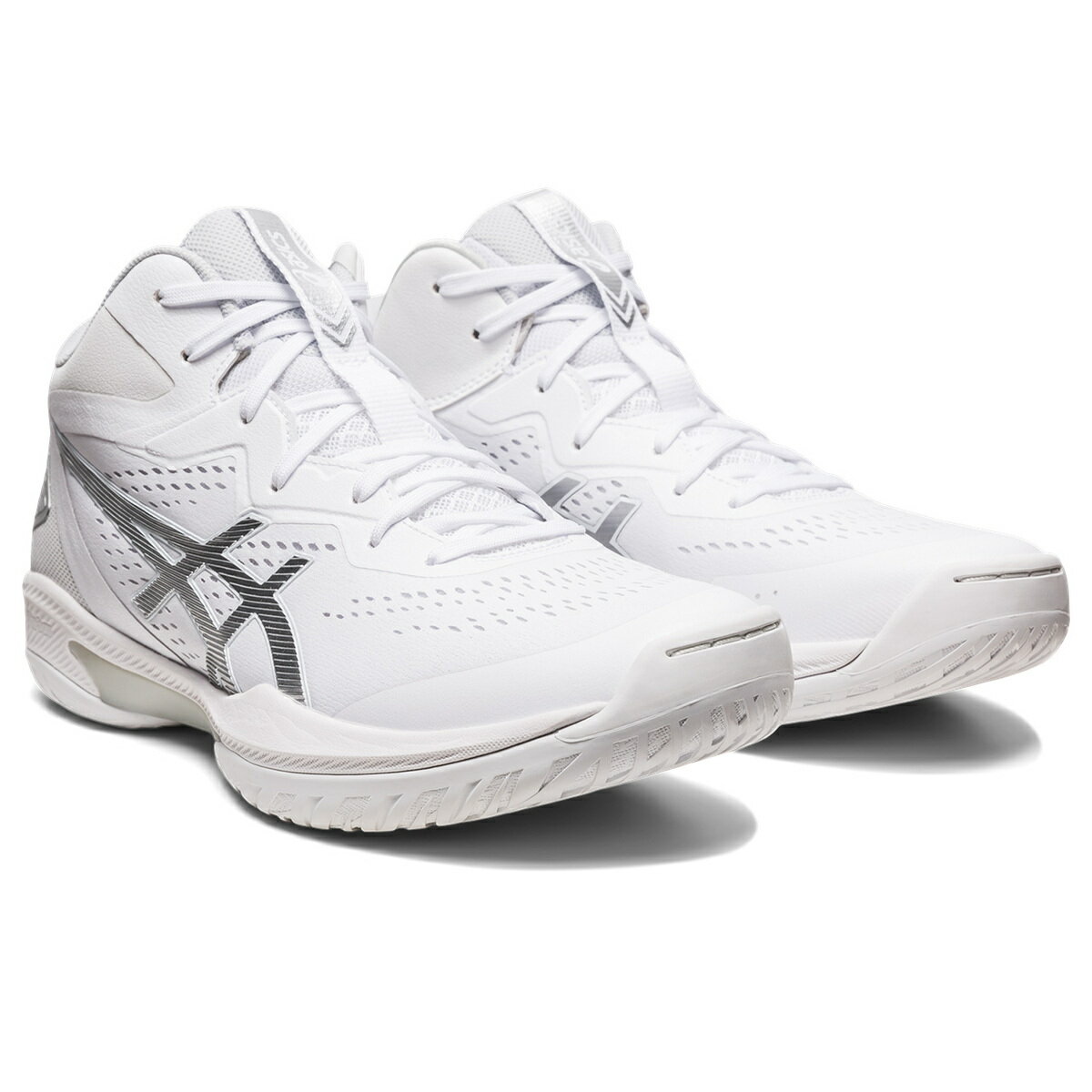 アシックス ゲルフープ V15 レギュラー 〜asics GELHOOP V15 REGULAR 〜 (WHITE/PURE SILVER) 1063A063-100