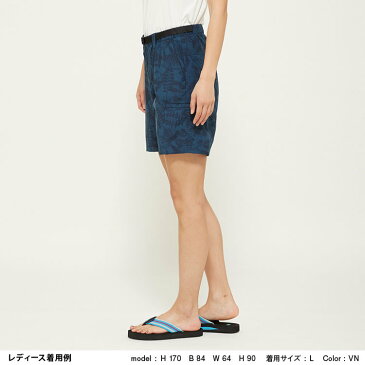 ザ・ノース・フェイス [THE NORTH FACE] ノベルティクラスファイブカーゴショーツ（レディース） [Novelty Class V Cargo Shorts] (VN)ベジテーションカモネイビー NBW41745-VN