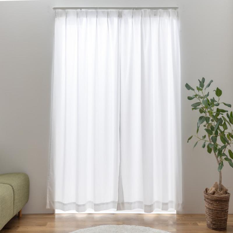 [説明] 窓からの熱気・冷気を防いで冷暖房効率アップ。 オールシーズン対応の省エネカーテンです。 【断熱効果率】 夏場の外が暑い時に室内への暑さの影響をどれくらいカットできるかを想定した試験数値です。 【保温効果率】 冬場の外が寒い時に室内...