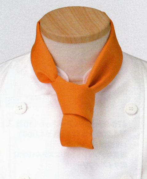 巻き方簡単スカーフ（2枚組）／オレンジAPK498-4【】
