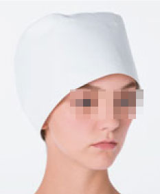 白衣　女性手術帽（2枚組）CS502【】