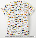 白衣 miffy(ミッフィー)らしい配色の元気が出るプリント...