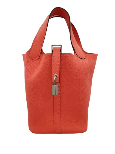 【新品】エルメス HERMES ハンドバッグ ピコタンロックPM トリヨン オレンジフィールド SV金具 W刻印 【新品】エルメス HERMES ハンドバッグ ピコタンロックPM トリヨン オレンジフィールド SV金具 W刻印