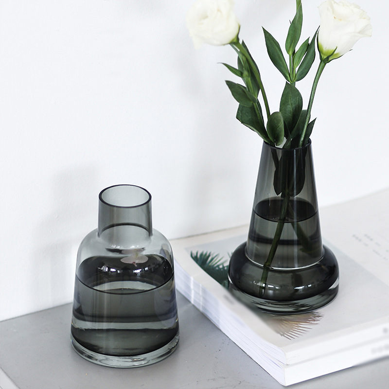 花瓶 ガラス 透明 花器 フラワーベ