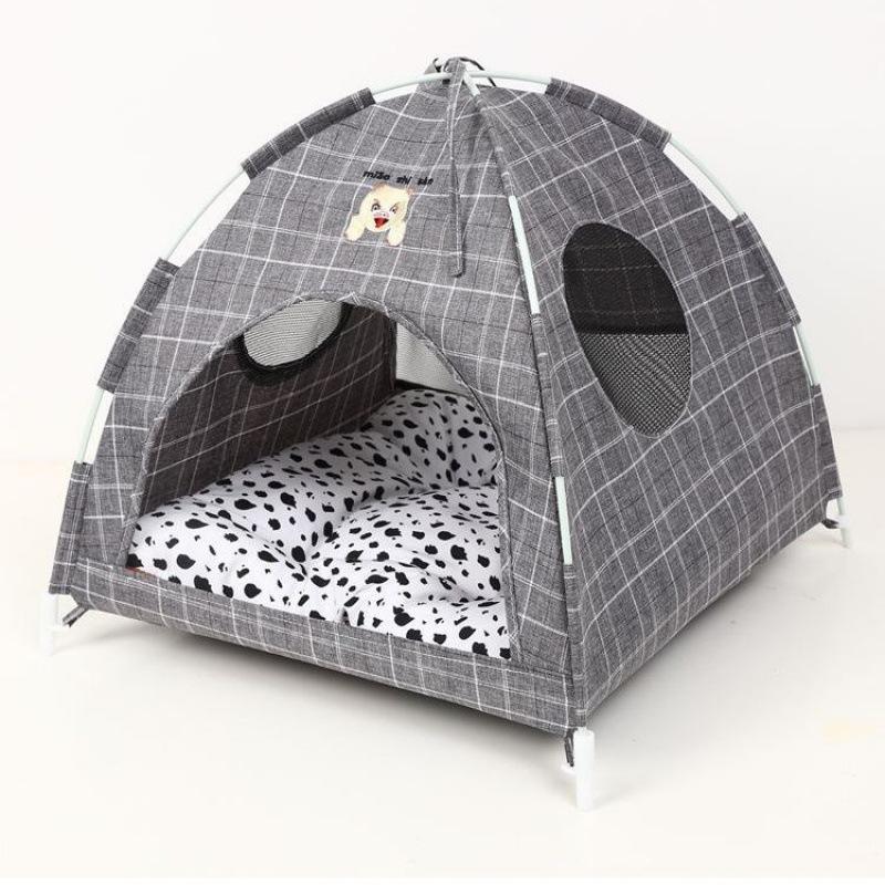 500円OFFクーポン 猫 テント 犬 テント ペットテント 猫 ベッド 犬 ベッド 室内 犬小屋 猫小屋 犬猫兼用 テント型 ペットハウス 折りたたみ おしゃれ 冬 夏 可愛い 柔らか 通気性いい 洗濯可能 暑さ対策 オールシーズン 休憩所 OceanMap