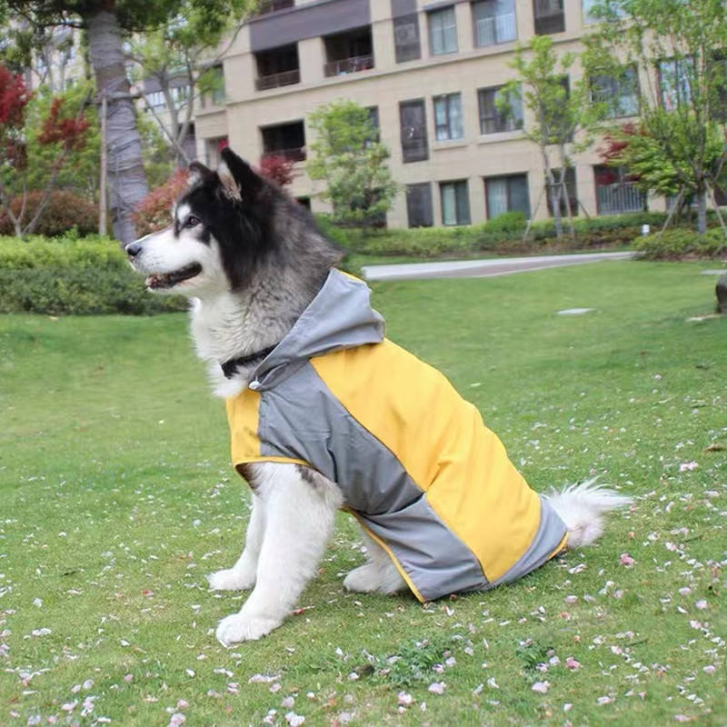 犬用レインコート 犬服 雨具 おしゃれ ペットレインコート 犬用 レインウエア 通気カッパ 犬雨 散歩 雨..