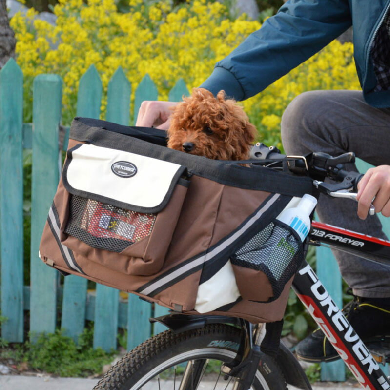 自転車 防水 フロントバッグ 取り付け簡単 脱着式 折り畳み自転車 通勤車等用 サイクリング ペット キ..