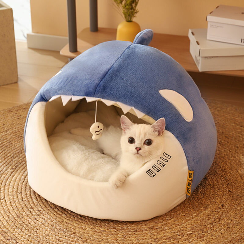 500円OFFクーポン 猫ハウス 犬 猫 ベッド ペットベッド ペット用寝袋 ふわふわ おしゃれ 暖かい かわいい 柔らかい キャットハウス ネコ 猫小屋 犬ハウス 小型犬 ウサギ 猫用 室内用 保温防寒 寒さ対策 洗える 滑り止め 猫の家 ペット用品 OceanMap