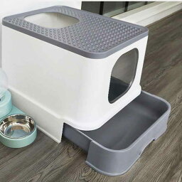 500円OFFクーポン 猫 トイレ フルカバー ねこのトイレ ネコ 猫用トイレ ペットトイレ 掃除簡単 脱臭抗菌 飛び散らない おしゃれ スコップ付き ねこといれ カバー付き トイレ カバー 大型 大きい フルカバー ネコトイレ シンプル 引き出し OceanMap