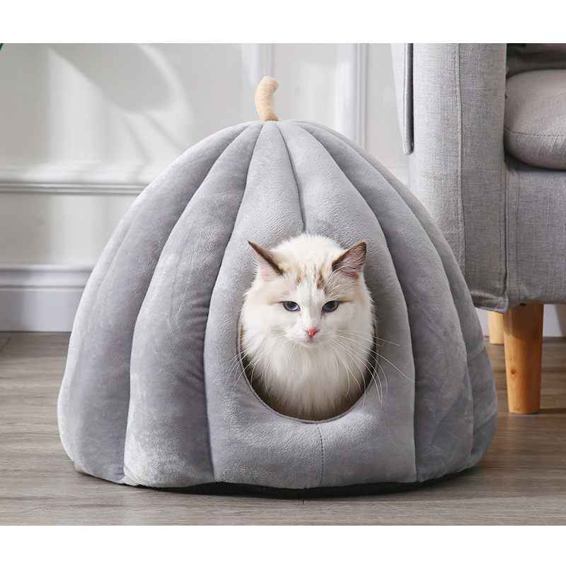 300円OFFクーポン 猫ハウス 冬 ドーム型 ペットベッド 犬 猫 ベッド クッション 秋冬用 おしゃれ ハウス もこもこ 防水 寒さ対策 滑り止め ペット ふわふわ 暖かい 犬用ベッド ネコベッド ドームベッド 小型犬 小動物 ウサギ 小型 猫 兼用 OceanMap 1