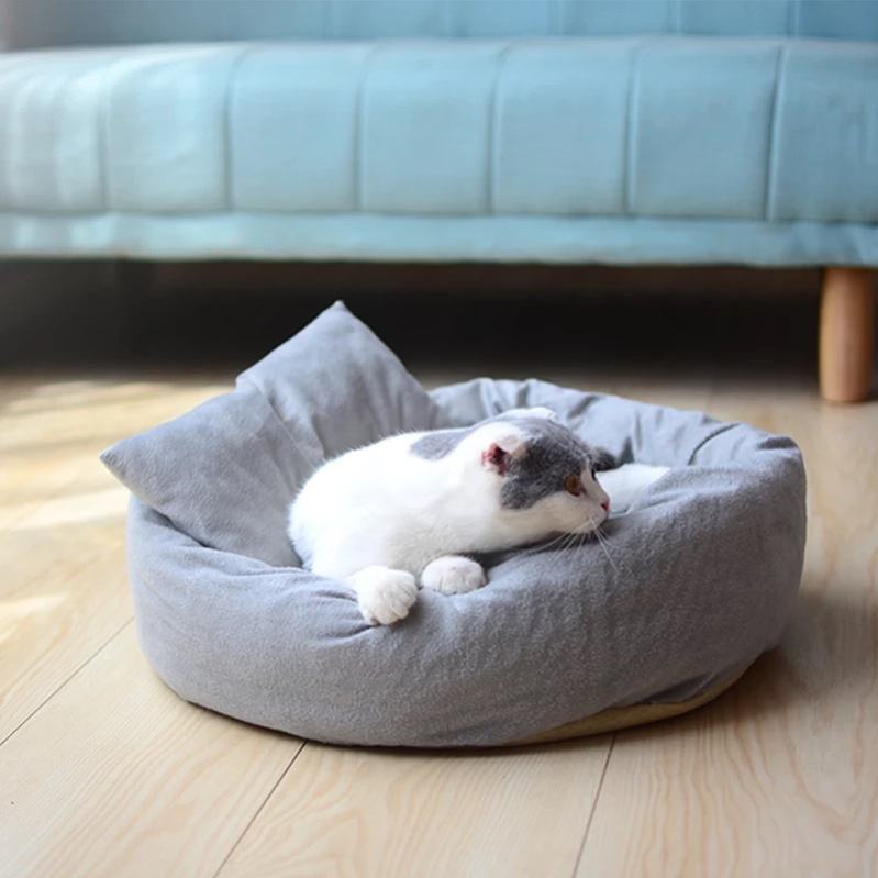 800円OFFクーポン ふわふわベッド 犬 猫 ねこ クッション ペットベッド 洗える ネコベッド 犬用ベッド 猫用ベッド 猫ベット 犬ベット ペット用ベット フワフワ もこもこ ベット シンプル 可愛…