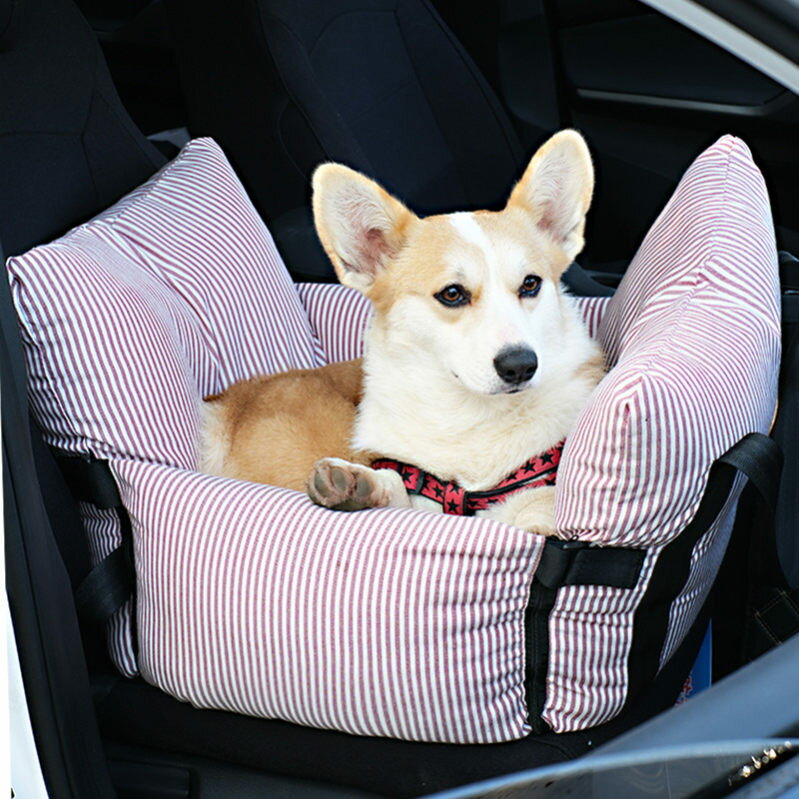 ペットドライブボックス キャリーバッグ ドライブベッド 車用 ペットソファ ペットクッション 犬 猫 小型犬 中型犬 ベッド カー用品 お出かけ 飛び出し防止 後部座席 アウトドア 防災 旅行 車載 滑り止め 2WAY 全車種 OceanMap