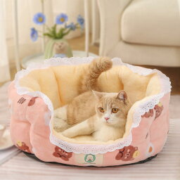 500円OFFクーポン ペットベット 小型犬 猫 小動物用 ペットクッション ペットソファー ソフトマット 丸型 かわいい 柔らか ペットクッション 通年タイプ 暑さ対策 暖かい 滑り止め 防寒 寒さ対策 洗濯可能 耐噛み素材使用 猫用ベッド OceanMap