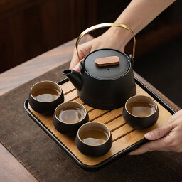 土瓶急須 湯呑み 茶敷セット 急須セット 湯呑みセット ペア おしゃれ セット ギフト 結婚祝い お茶 茶器セット ティーポット 北欧 かわいい 湯のみ 来客用 プレゼント 贈り物 ブランド 友達 母の日 茶托 茶器セット 急須1個 湯呑4個 かわいい OceanMap