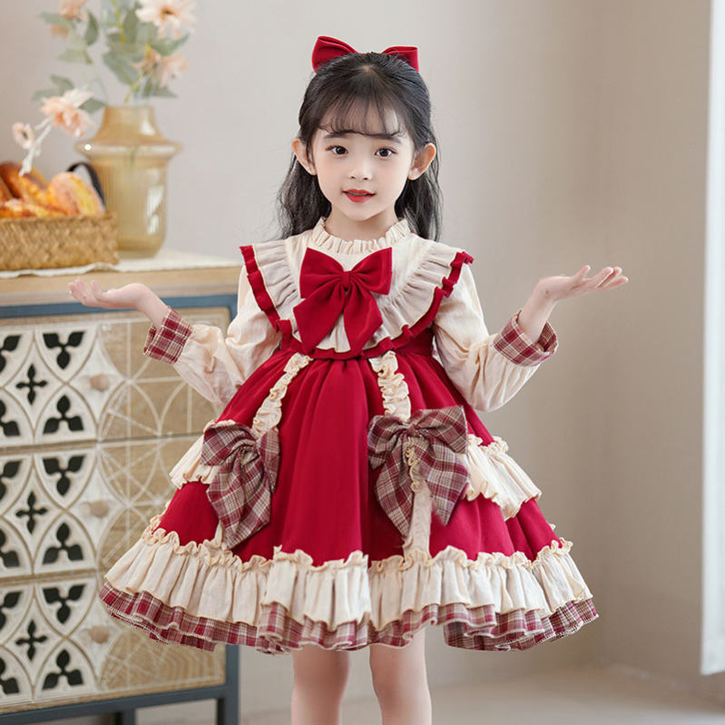 1000円OFFクーポン キッズ ワンピース 女の子 ロリータ 子供服 ノースリーブ 可愛い プリンセス おしゃれ スカート ドレス リボン セレモニードレス 赤ちゃん ガールズ 洋服 ロリータスカート 花柄 レース 結婚式 ファション 演奏会 パーティー 発表会 OceanMap