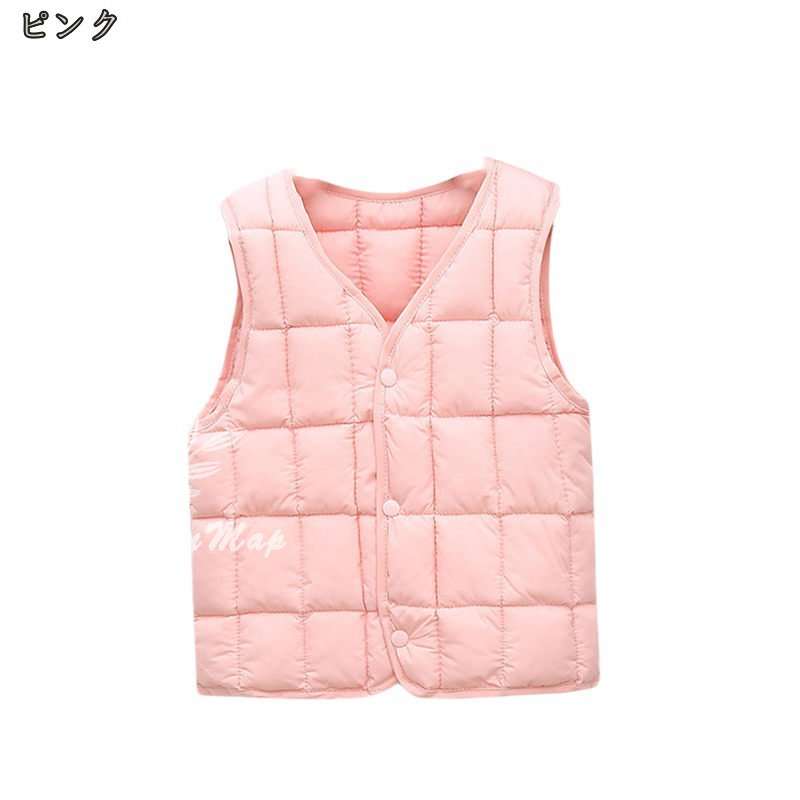 300円OFFクーポン キッズ コート ダウンベスト 男の子 女の子 アウター 子供服 子ども服 子供コート 中綿 ダウンベスト ダウンコート キッズ コート 中綿 オーバー シンプル 誕生日祝い かわいい おしゃれ 韓国こども服 90-140cm OceanMap 3