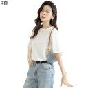 tシャツ レディース トップス ファッション 女性用 肌着 重ね着 インナー ウェア ウエア 新作 服 冬 冬服 冬物 春 裏地付き 透けない 大きいサイズ シンプル オフィス 大人 リクルート 五分袖 5分袖 カジュアル uネック おしゃれ シンプル 無地 ブラック ホワイト 2