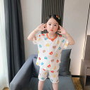 男の子 パジャマ キッズ 子供 半袖 ショートパンツ 部屋着 上下セット 綿 レモン 女の子 夏 かわいい ルームウェア 子供服 寝巻き コットン 柔らかい 通気 春夏秋冬 ガールズ 2点 セット ゆったり 寝間着 半ズボン ハーフパンツ OceanMap