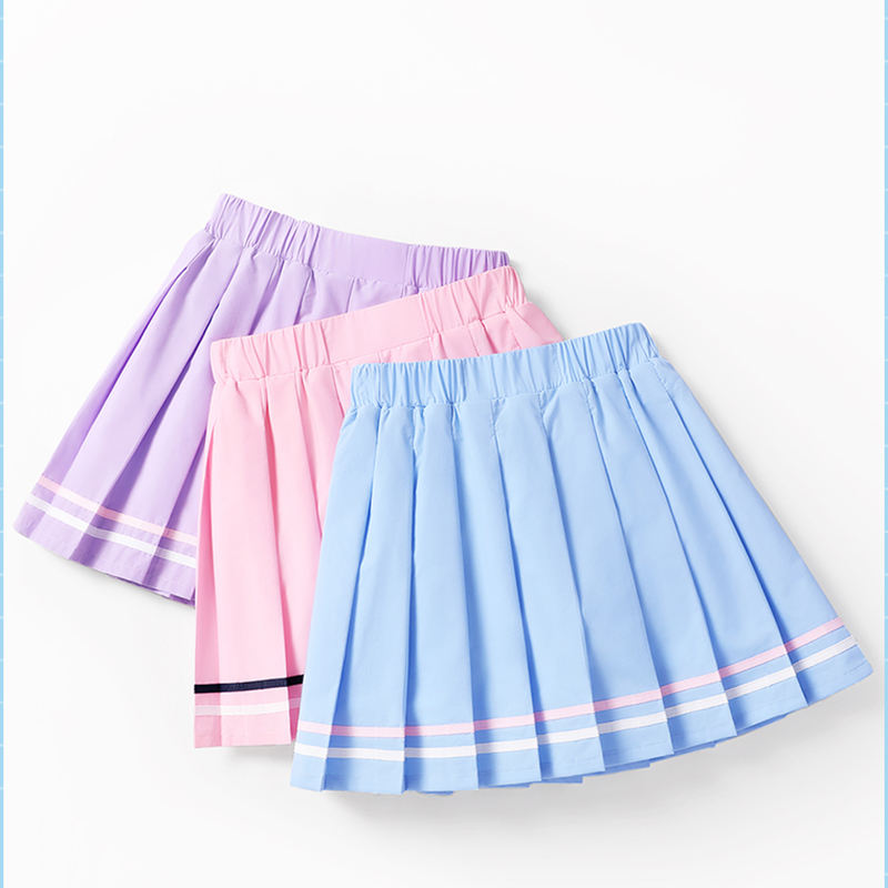 プリーツスカート キッズ 女の子 ミニスカート フレアスカート 無地 女の子 スクールスカート 制服 ガールズ 小学生 ショート丈 ふんわり aライン 子ども服 キッズ服 JK制服 通学 通園 発表会 コスプレ衣装 春夏 OceanMap