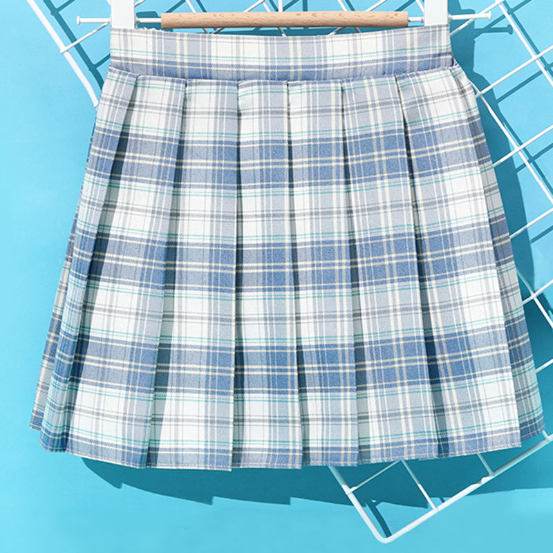 スクールスカート ふんわり フレアスカート 女の子 ガールズ チェック柄 キッズ 子供服 制服 チェック柄 小学生 ショート丈 aライン 子ども服 ボトムス プリーツスカート キッズ服 JK制服 通学 通園 発表会 ミニスカート OceanMap