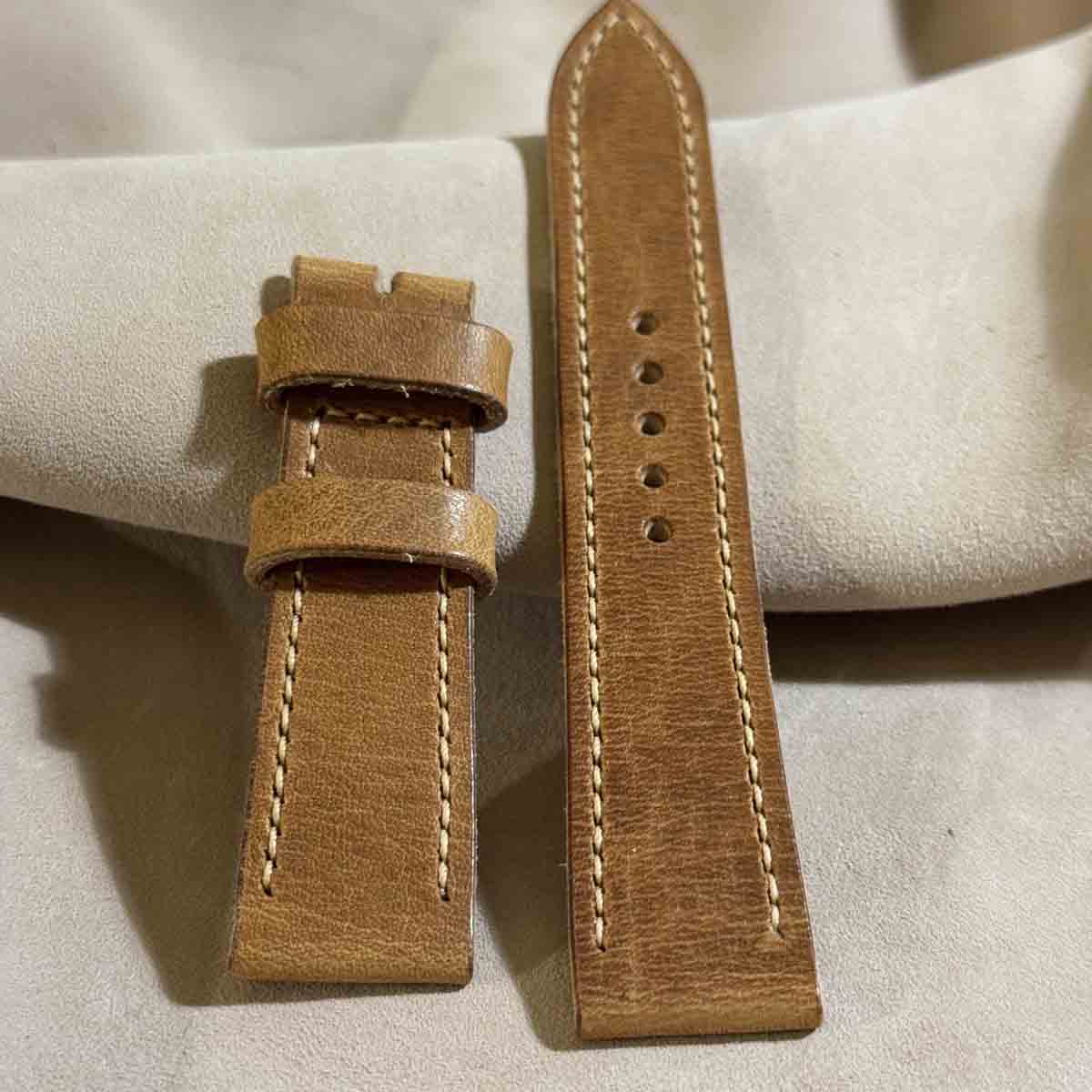 HORWEEN （ホーウィン）ダービー（牛革） / ナチュラル腕時計ベルト