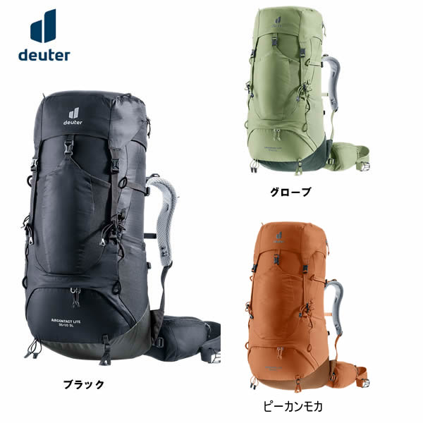 縦走でも活躍する女性用トレッキングパックです。 背面パッドには通気性の高いフォームを使用し、快適性と軽さを両立させています。 また、ユーザーの体格に合わせて素早く簡単に調整することができる背面長システムや人間工学に基づいたECLヒップフィンが体へのフィット感を高め歩行中の負荷を軽減します。 全体的な軽量化を図った快適なライトシリーズです。 【容量】 35+10L 【重量】 1490g 【寸法】 H70×W29×D23cm 【素材】 140D ナイロン リップストップ HT FD、600D リサイクルポリエステル 【ドイター　deuter】【ザック バッグ　トレッキング】 メーカー希望小売価格はメーカーカタログに基づいて掲載しています