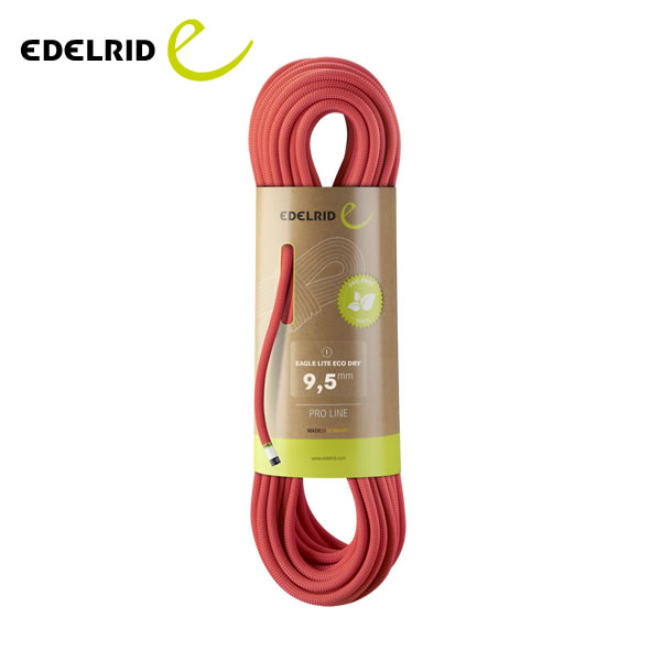 エーデルリッド EDELRID イーグルライトエコドライ 9.5mm 50m 3000g 770050 ER71341.050