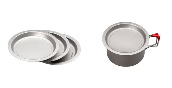 EVERNEW エバニュー Ti Stack dish　ECA627 国内正規品　アウトドア　キャンプ　登...