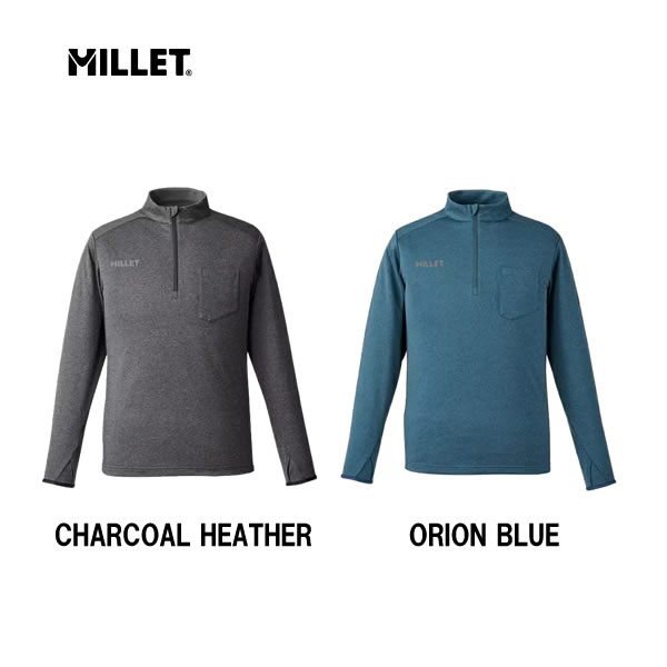MILLET ミレー アイラ II ジップ ロングスリーブ メンズ MIV01980 国内正規品