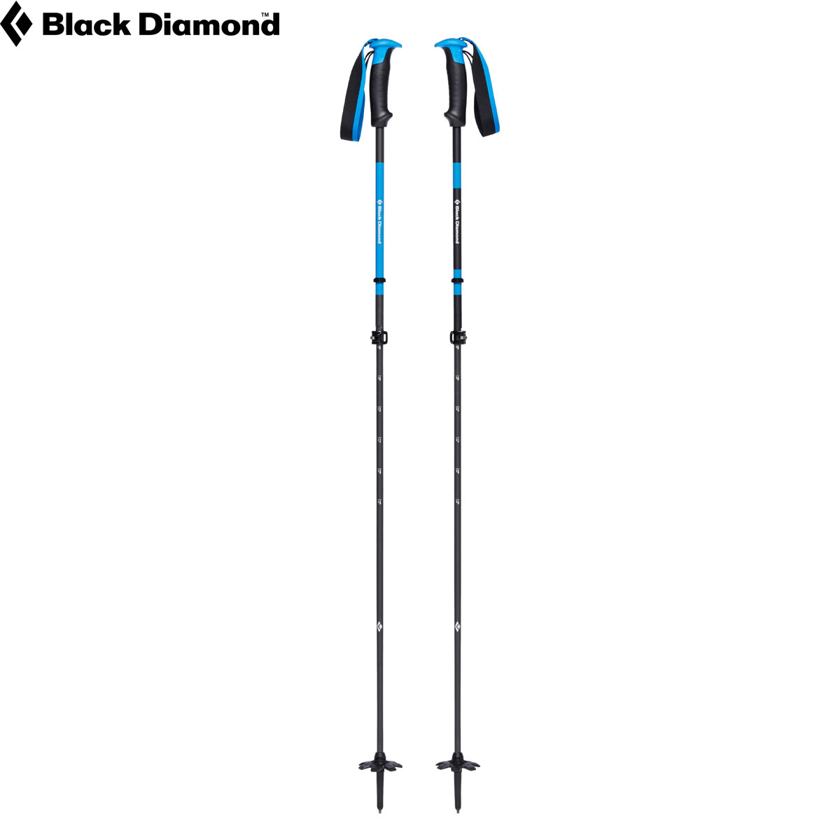 スイングバランスに優れ、多彩な機能を備えたハイスペックポール。 14mm径アルミシャフトと12mm径カーボンシャフトを組み合わせた軽量堅牢な2ピース構造。 緊急時に解放できるスイッチリリースストラップを搭載。 フリックロックプロで調整後はしっかりと固定できます。 トラバースなどで便利なグリップリングが付属。 2021年モデルはグラフィックが一新。 ・14mm径アルミ上段/12mm径カーボン下段 ・スイッチリリースストラップ ・ソフトラバーツーリンググリップ ・トラバースなどで便利なグリップリング ・フリックロックプロ ・75mmフリーライドバスケット ・3/4パウダーバスケット対応フェルール 商品説明 【重量】 524g(100〜125cm、1ペア)542g(115〜140cm、1ペア) 【収納サイズ】 92cm(100〜125cm)105.5cm(115〜140cm) 【ブラックダイヤモンド　blackdiamond】【ストック　スキーポール】【21FW】 メーカー希望小売価格はメーカーカタログに基づいて掲載しています ※商品内容につきましては、メーカーから予告なく変更される場合がございます。