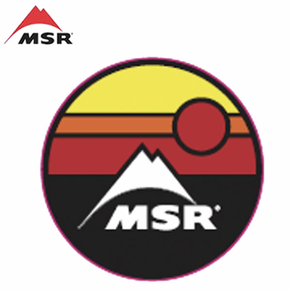 MSR サークルサンセットステッカー 