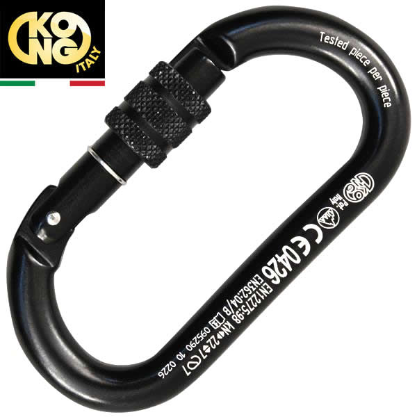 特殊部隊用に開発されたプロ仕様のBLACK LINE。 円形断面を備えた楕円形のアルミニウム製カラビナで、モバイル機器 (滑車、ブロッカー、落下防止装置など) との使用に推奨されます。 スクリュースリーブを装備しているため、プロの用途にも適...