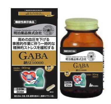 明治薬品　健康きらり　GABA（ギャバ）納豆10000 4954007015566　OY