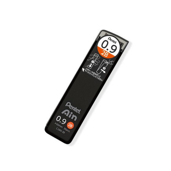 ڤƤ Pentel Ain ؤ 2Bڿķ 0.9ߥۥ㡼ץڥ 36 ֥å C289-2B  OY