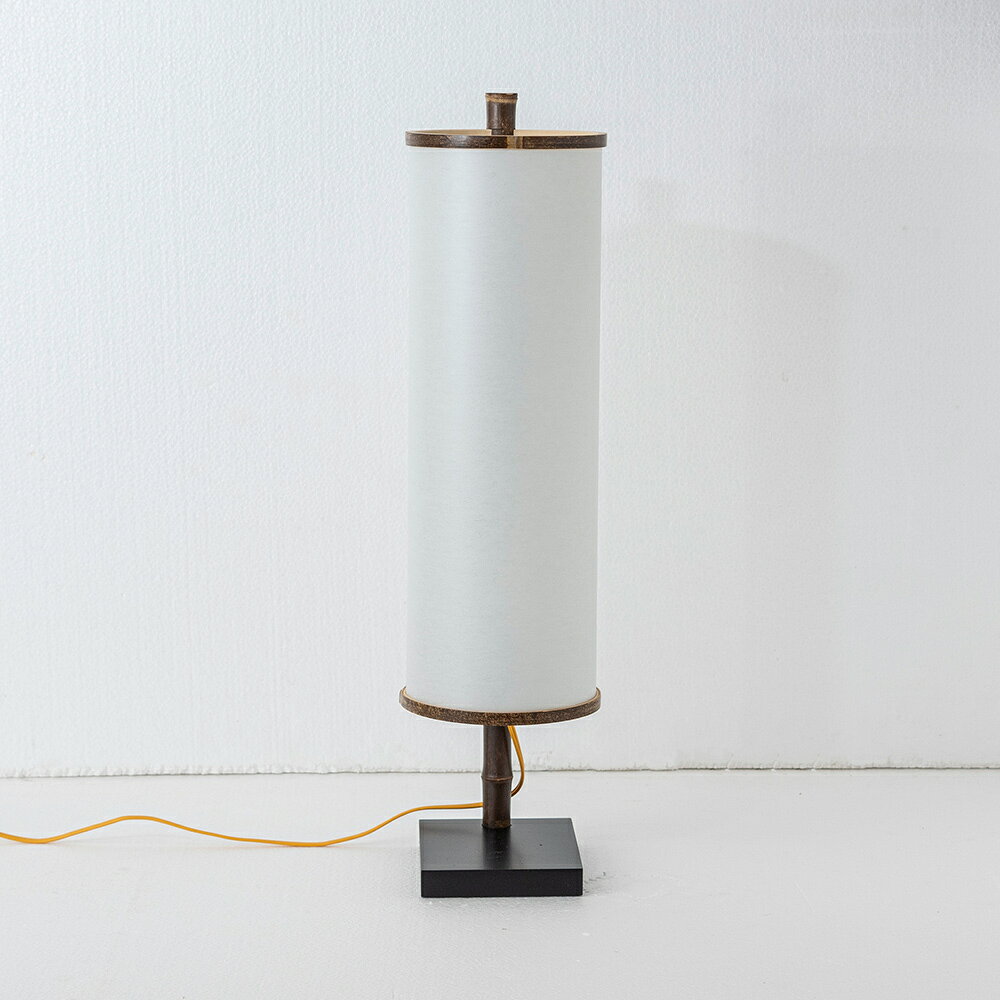 【お盆セールポイント10倍】提灯 置き型照明 紫式部 和風 高さ59cm 電気コード式 組み立て済 簡単設置 ちょうちん 盆提灯 インテリアライト 竹 おしゃれ シンプル 普段使い リビング 寝室 間接照明 yoshimaru-10000031 お仏壇のよしまる サンプル画像3