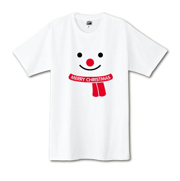 ドでかスノーマンTシャツハッピークリスマスTシャツメンズレディースキッズベビー