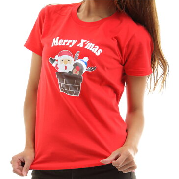 えんとつからメリークリスマスTシャツクリスマスTシャツメンズレディースキッズベビー DM030