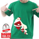 ほのぼのサンタトリオTシャツクリスマスTシャツメンズレディースキッズ中厚手