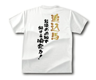 【5,000円(税抜)以上で送料無料】競馬馬鹿Tシャツ追込馬タイプおもしろTシャツメンズレディースキッズベビー