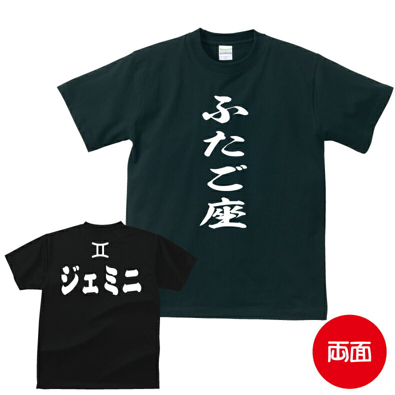 星座 tシャツ おもしろ tシャツ 星座アピールTシャツ ふたご座編 ジェミニ ギフト プレゼント 人気 メンズ レディース キッズ 半袖 綿100％ 星座 占い 診断 タイプ