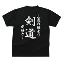 おもしろ tシャツ スポーツ編 剣道 武道和風・三度の飯より