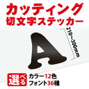 カッティングシート 文字【漢字・ひらがな・数字・アルファベット】切り文字 210～300mm以下 屋外 耐候 車 防水 カッティング文字 ステ..