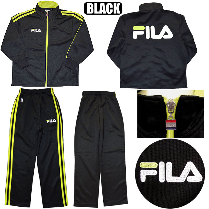 FILA2ラインジャージ上下セット130cm140cm150cm160cm【子供服　キッズ　ジュニア】